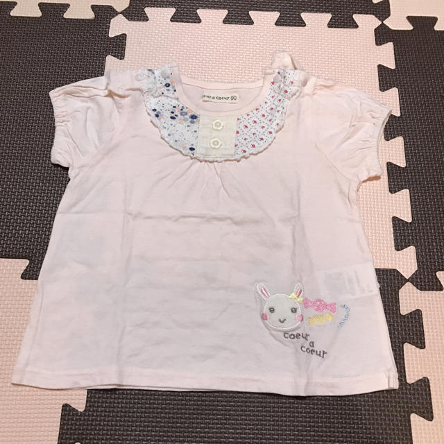 coeur a coeur(クーラクール)のクーラクール♡半袖トップス キッズ/ベビー/マタニティのキッズ服女の子用(90cm~)(Tシャツ/カットソー)の商品写真