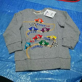 ミキハウス(mikihouse)のミキハウス  トレーナー  車 レース グランプリ 100センチ 日本製 新品(Tシャツ/カットソー)