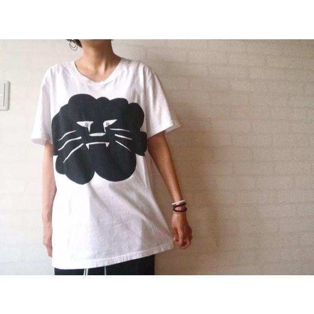 Ne-net(ネネット)の美品○ネネット くもさん 目ビジュー Tシャツ L メンズのトップス(Tシャツ/カットソー(半袖/袖なし))の商品写真