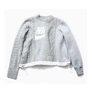 サカイ(sacai)のnike sacai NIKELAB ケーブルテックフリース ニット XXS(トレーナー/スウェット)