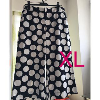 マリメッコ(marimekko)のUNIQLO マリメッコ ワイドクロップドパンツXL(クロップドパンツ)