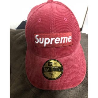 シュプリーム(Supreme)のsupreme コーデュロイキャップ(キャップ)