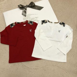 バーバリー(BURBERRY)の美品 バーバリー ベビー キッズ ロンT 長袖(Ｔシャツ)