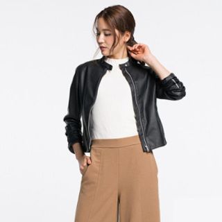 ユニクロ(UNIQLO)のUNIQLOライダースジャケット(ライダースジャケット)