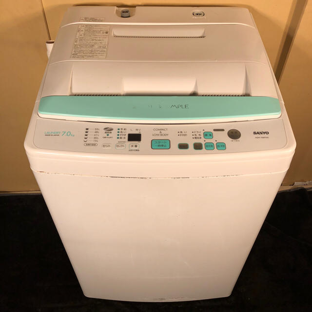 SANYO - SANYO 7.0kg 風乾燥機能付き洗濯機 ASW-70BPの通販 by SANYO - SANYO 7.0kg 風乾燥機能付き洗濯機 ASW-70BPの通販 by