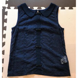 マーキュリーデュオ(MERCURYDUO)の未使用品＊MERCURYDUO＊シフォン×グログランリボン刺繍ブラウス(シャツ/ブラウス(半袖/袖なし))