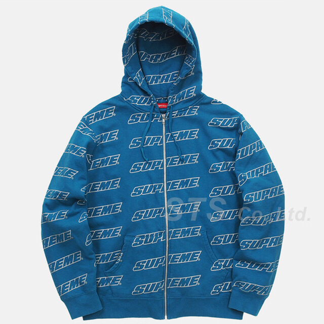 Supreme - Supreme Repeat Zip Up Hooded Sweatshirtの通販 by 周瑜｜シュプリームならラクマ