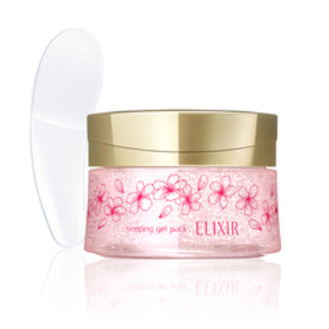 ELIXIR(エリクシール)のELIXIR スリーピングジェルパック 桜 コスメ/美容のスキンケア/基礎化粧品(パック/フェイスマスク)の商品写真