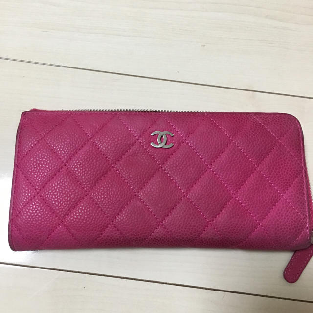 CHANEL(シャネル)のシャネル 長財布 ピンク レディースのファッション小物(財布)の商品写真