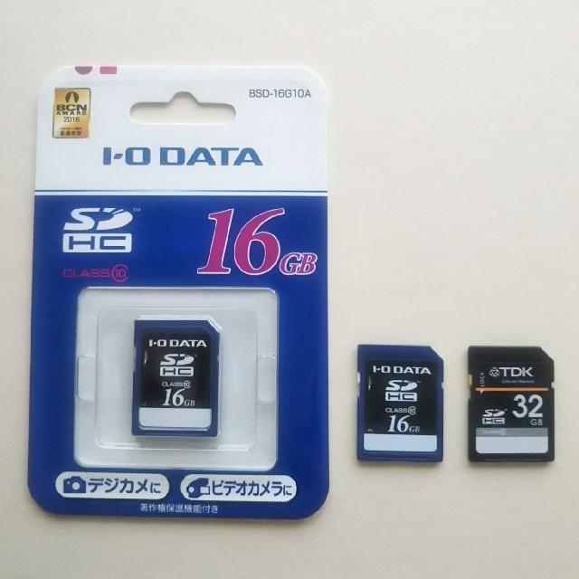 IODATA(アイオーデータ)のSDカードセット スマホ/家電/カメラのスマホ/家電/カメラ その他(その他)の商品写真