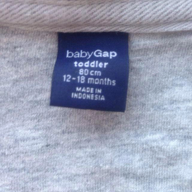 babyGAP(ベビーギャップ)のbabyGap 花柄パーカー キッズ/ベビー/マタニティのキッズ服女の子用(90cm~)(その他)の商品写真