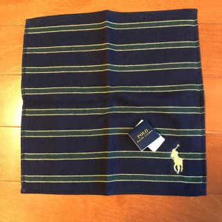 ポロラルフローレン(POLO RALPH LAUREN)のPOLO ラルフローレン ハンドタオル 新品未使用(ハンカチ/ポケットチーフ)