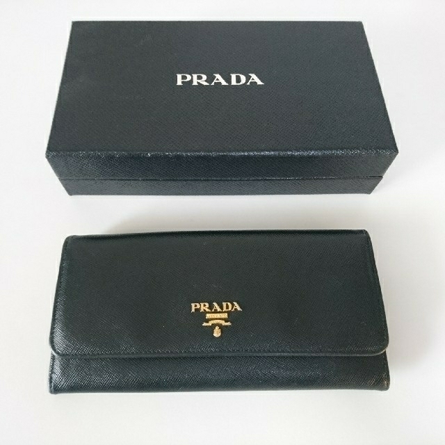 PRADA(プラダ)の値下げ PRADA プラダ 財布 サフィアーノ マルチカラー レディースのファッション小物(財布)の商品写真