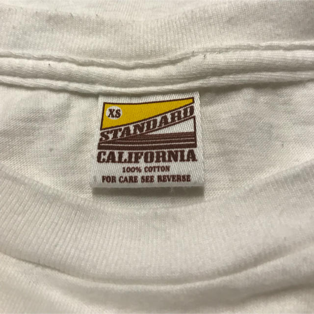 STANDARD CALIFORNIA(スタンダードカリフォルニア)のスタンダードカリフォルニア ホワイト XS Tシャツ メンズのトップス(Tシャツ/カットソー(半袖/袖なし))の商品写真