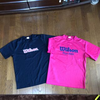 ウィルソン(wilson)のWilsonTシャツSサイズ(バドミントン)