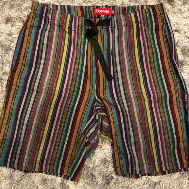 Supreme - supreme14ss Striped Madras Belted Short の通販 by shop