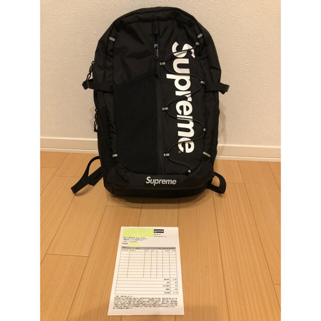 supreme】backpack black supreme】backpack black