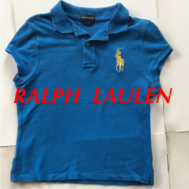 Ralph Lauren(ラルフローレン)のRALPH LAULEN ポロシャツ コットン ブルー XS レディースのトップス(ポロシャツ)の商品写真