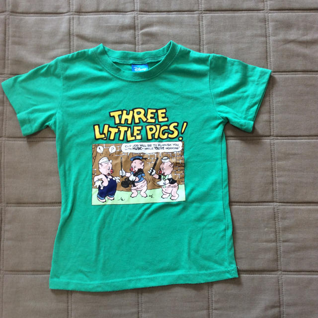Disney(ディズニー)の3匹のこぶた Tシャツ 120cm キッズ/ベビー/マタニティのキッズ服男の子用(90cm~)(Tシャツ/カットソー)の商品写真