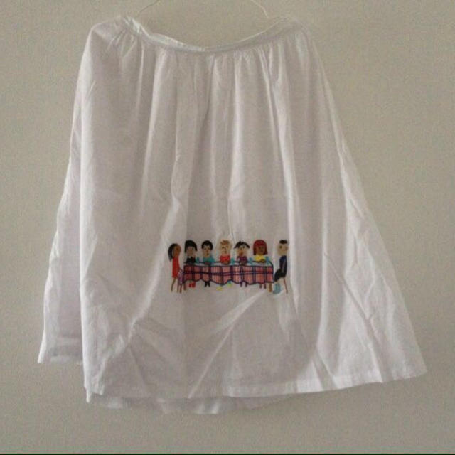 bulle de savon(ビュルデサボン)の世界の朝ごはんスカート レディースのスカート(ひざ丈スカート)の商品写真