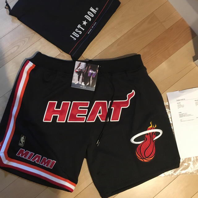 JUST DON shorts MIAMI HEAT ショーツ パンツ XLの通販 by shop|ラクマ