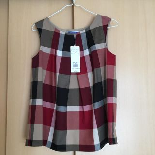 バーバリーブルーレーベル(BURBERRY BLUE LABEL)の新品ブルーレーベルクレストブリッジプルオーバー38(ひざ丈ワンピース)