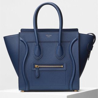 CELINE - セリーヌ ラゲージ マイクロ マリーン marine ネイビー CELINE - セリーヌ ラゲージ マイクロ マリーン marine ネイビー