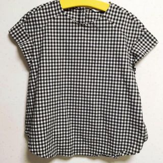 ザラ(ZARA)のZARA﹡ギンガムチェックブラウス(シャツ/ブラウス(半袖/袖なし))