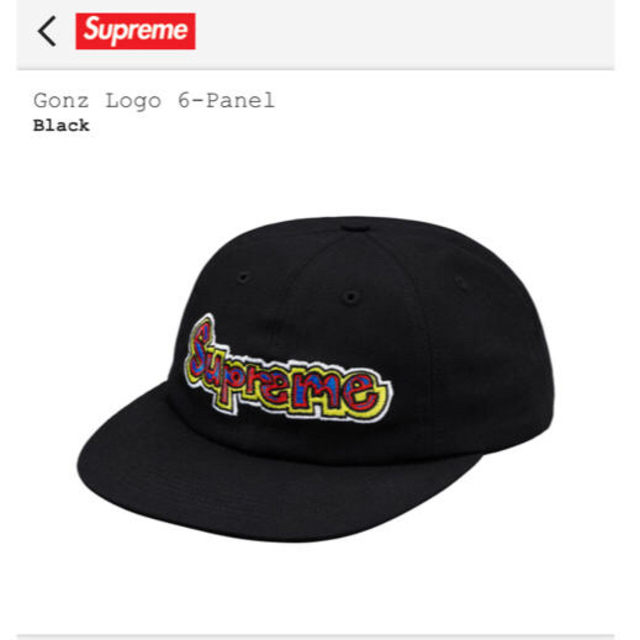 supreme  18ss gonz panel cap