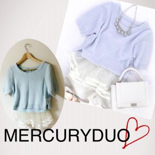 マーキュリーデュオ(MERCURYDUO)のMERCURYDUO♡盛り盛り２点セット(ニット/セーター)