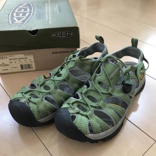 キーン(KEEN)の新品 KEEN whisper US5 25cm サンダル ウォータープルーフ(サンダル)