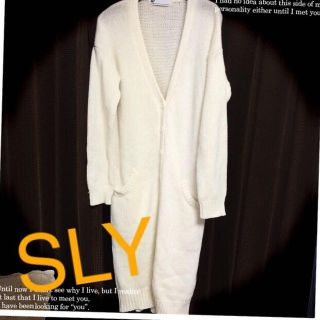 スライ(SLY)のsly ロングカーディガン(カーディガン)