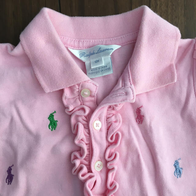 Ralph Lauren(ラルフローレン)の美品♡ラルフローレン12Mポロワンピース キッズ/ベビー/マタニティのベビー服(~85cm)(ワンピース)の商品写真