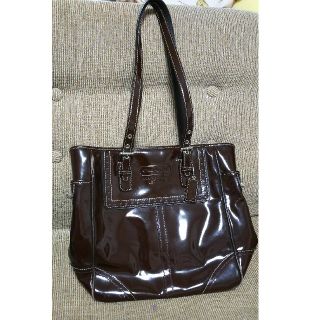 コーチ(COACH)のお安くどうぞ！COACH・コーチ・エナメルトートバッグ♪(トートバッグ)