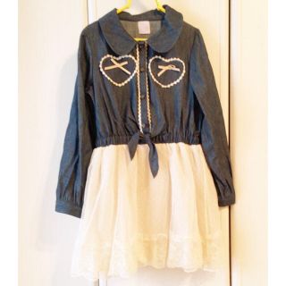 アクシーズファム(axes femme)の試着のみ♡axes femme kids♡ワンピース130㌢ アクシーズファム(ワンピース)