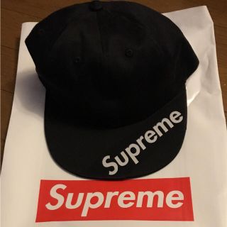 シュプリーム(Supreme)のsupreme 18ss visor label 6-panel(キャップ)