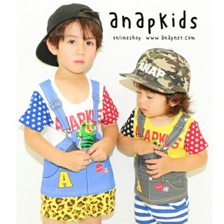 アナップキッズ(ANAP Kids)の新品ﾀｸﾞ付き♡ｱﾅｯﾌﾟｷｯｽﾞ♡だまし絵ﾌﾟﾘﾝﾄTｼｬﾂ♡90ｻｲｽﾞ(Tシャツ/カットソー)