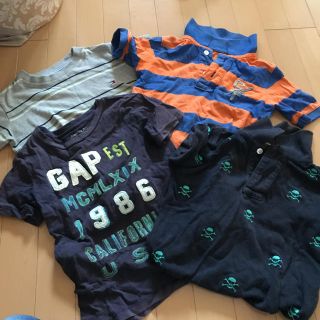 ギャップ(GAP)の①120 ギャップ  トミー 半袖４枚 110ノースリーブ セット(Tシャツ/カットソー)