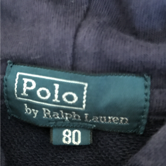 Ralph Lauren(ラルフローレン)のラルフローレン ベビー  ラルフローレンキッズ  パーカー  アウター  紺 キッズ/ベビー/マタニティのベビー服(~85cm)(その他)の商品写真