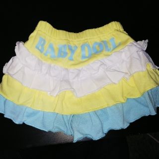 ベビードール(BABYDOLL)の値下げ BABYDOLL パステルカラー パンツ♡女児 90サイズ   半ズボン(スカート)