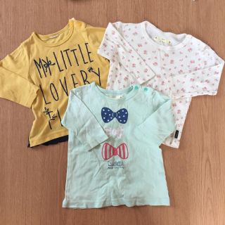 SALE！トップス3枚セット☆女の子 80cm(Ｔシャツ)