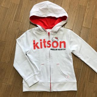 ハローキティ(ハローキティ)のお得◎ kitson ハローキティ パーカー 120 130 ◎(ジャケット/上着)