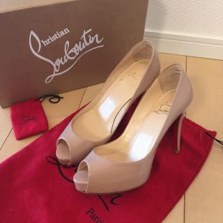 クリスチャンルブタン(Christian Louboutin)の美品❤️ ルブタン オープントゥパンプス 36(ハイヒール/パンプス)