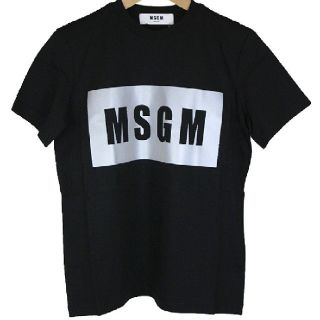 エムエスジイエム(MSGM)の
MSGM シルバーボックスロゴTシャツ(Tシャツ(半袖/袖なし))