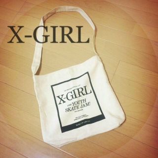 エックスガール(X-girl)のx-girl★キャンバスbag (ショルダーバッグ)