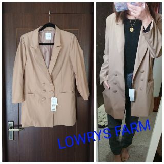 ローリーズファーム(LOWRYS FARM)のLOWRYS FARM*ダブルテーラードジャケット L(テーラードジャケット)