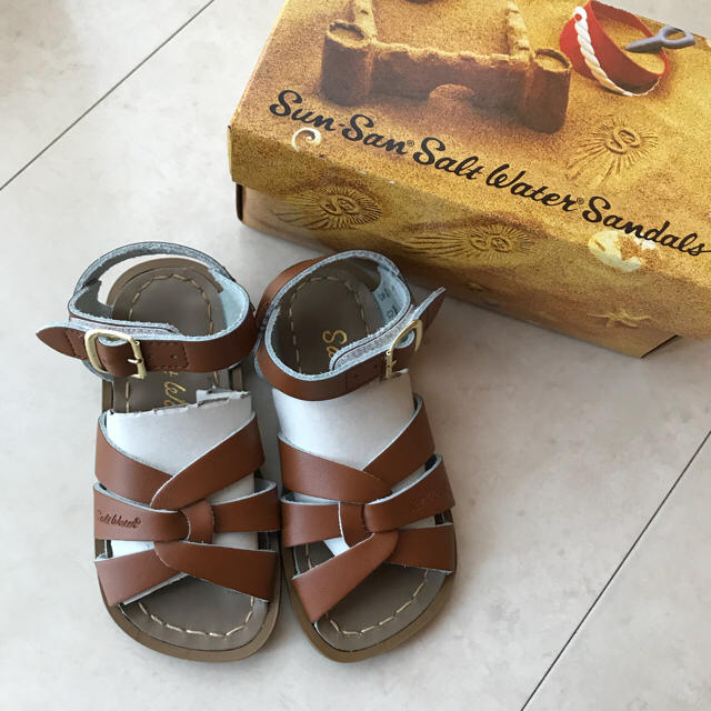 新品 salt water sandals 14.5cm