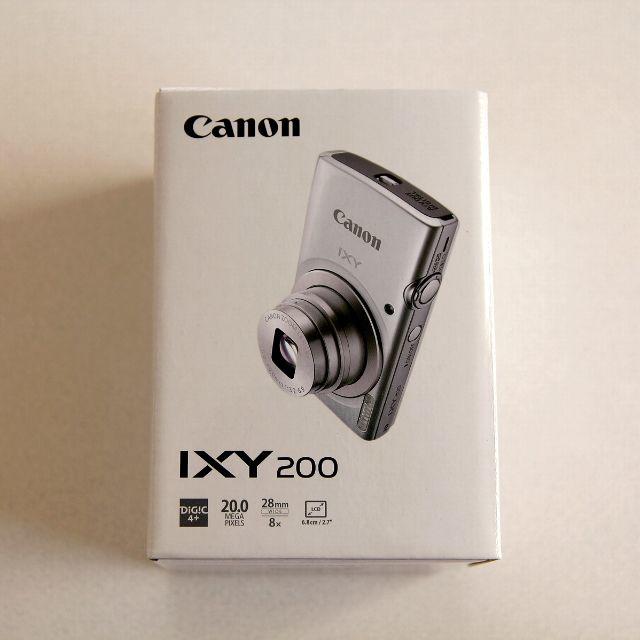 ★未使用★Canon IXY200 シルバー 光学8倍ズーム 2000万画素 コンパクトデジタルカメラ