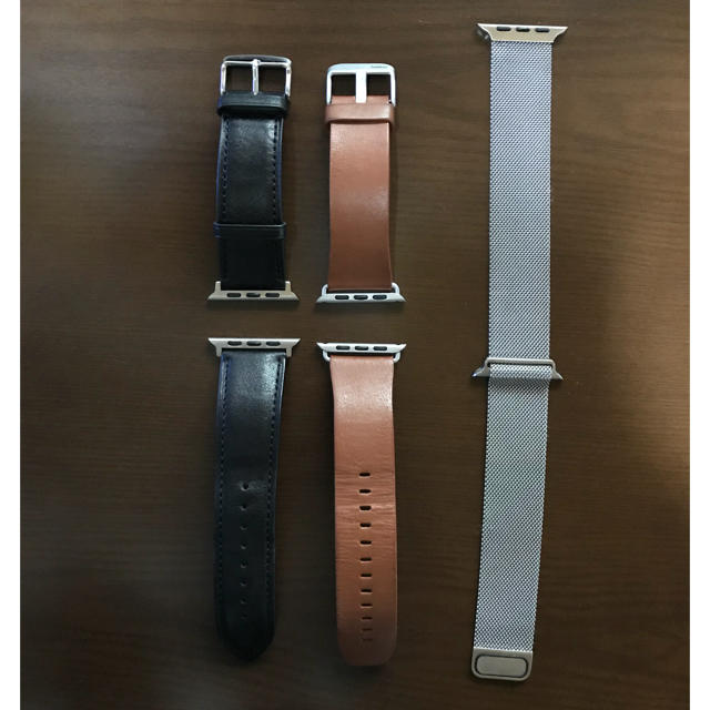 Apple Watch(アップルウォッチ)のApple Watch Series2 42mm用 ベルト3本セット スマホ/家電/カメラのスマホ/家電/カメラ その他(その他)の商品写真