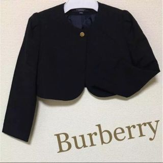 バーバリー(BURBERRY)の専用！バーバリー☆フォーマル ボレロ 黒☆(ジャケット/上着)